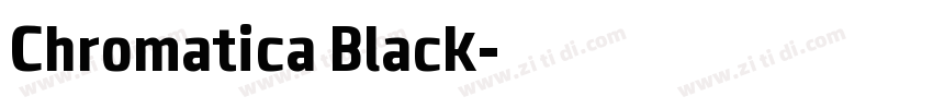Chromatica Black字体转换